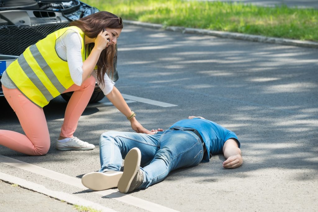Man got into an accident