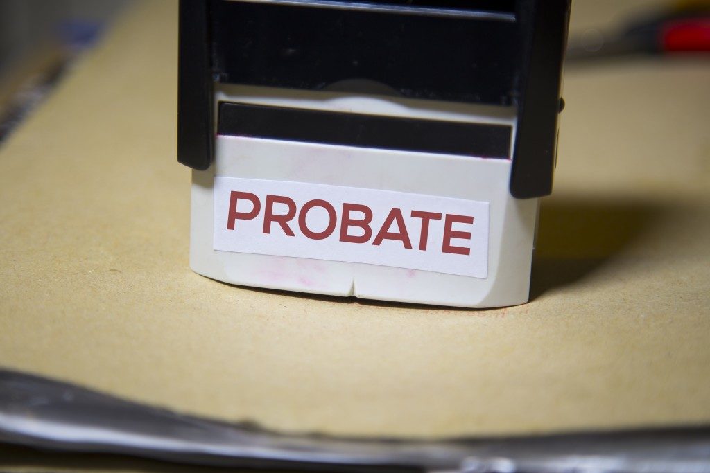 probate on a stamp