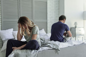 sad couple