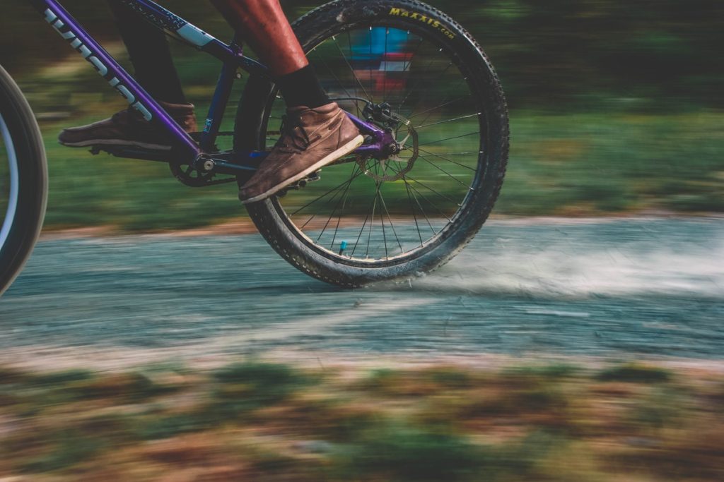 biking